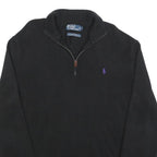 POLO RALPH LAUREN Mens Black Cotton Patterned Pullover Crew Neck Basic Knit XL