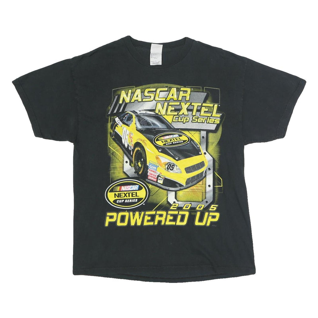 DELTA PRO WEIGHT Mens Black NASCAR Nextel Cup Series Graphic T-Shirt L Short