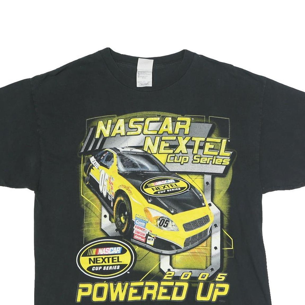 DELTA PRO WEIGHT Mens Black NASCAR Nextel Cup Series Graphic T-Shirt L Short