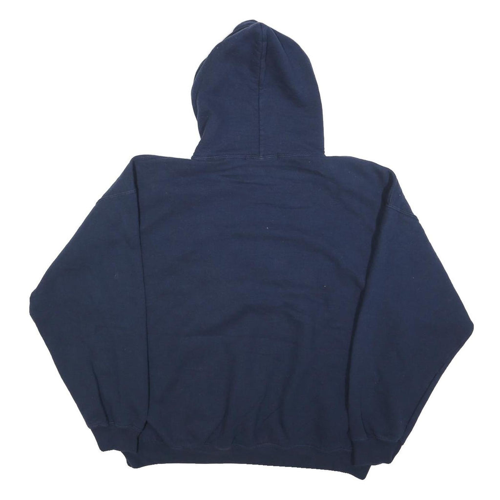 DUBWEAR CLOTHING Womens Navy Blue English Mount Royal University Hoodie XL