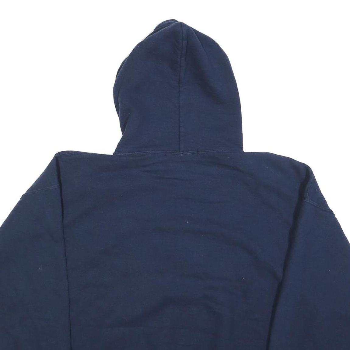 DUBWEAR CLOTHING Womens Navy Blue English Mount Royal University Hoodie XL