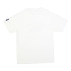 PORT & COMPANY Mens White Nevada Graphic T-Shirt L Short Sleeve Crew Neck