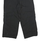 GH BASS & CO Womens Black Cotton Cargo Shorts M W28 Casual Pocketed Drawstring