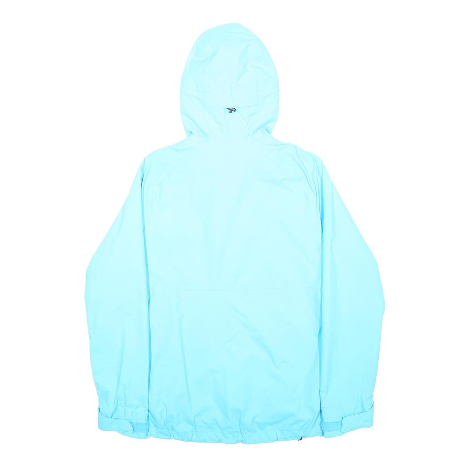 HELLY HANSEN Womens Blue Hooded Outdoor Jacket S Polyamide Waterproof Zip