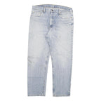LEVI'S 615 02 Mens Jeans Light Blue Regular Straight Denim W35 L29 Zip Cotton