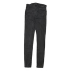 LEVI'S 710 Womens Jeans Black Slim Skinny Denim W24 L29 Stretch Zip Fastening