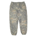 JERZEES Mens Joggers Green Camouflage XL W34 L32 Cotton Blend Relaxed Tapered