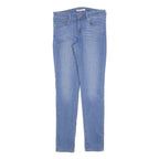 LEVI'S 711 Womens Slim Blue Denim Light W28 L32 Stretch Cotton Blend Jeans