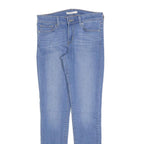 LEVI'S 711 Womens Slim Blue Denim Light W28 L32 Stretch Cotton Blend Jeans