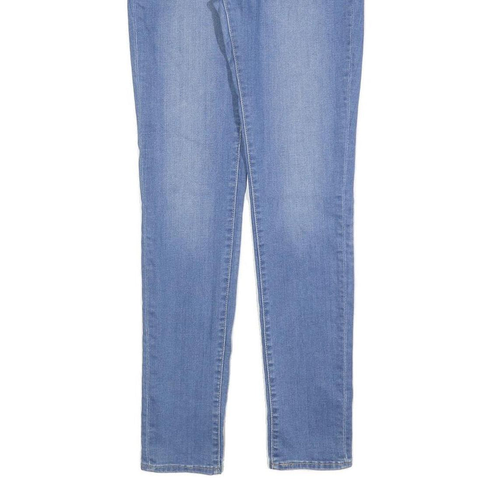 LEVI'S 711 Womens Slim Blue Denim Light W28 L32 Stretch Cotton Blend Jeans