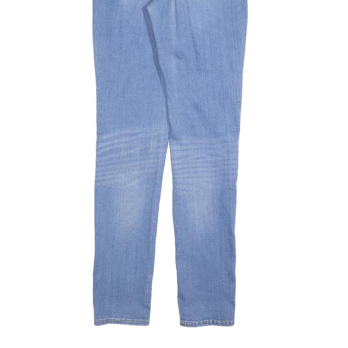 LEVI'S 711 Womens Slim Blue Denim Light W28 L32 Stretch Cotton Blend Jeans