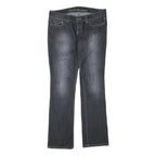 GUESS JEANS Womens Blue Regular Straight Denim Medium W36 L33 Zip Closure