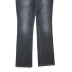 GUESS JEANS Womens Blue Regular Straight Denim Medium W36 L33 Zip Closure