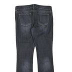 GUESS JEANS Womens Blue Regular Straight Denim Medium W36 L33 Zip Closure