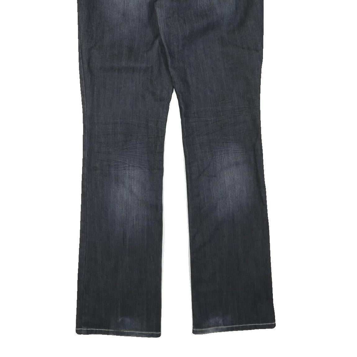 GUESS JEANS Womens Blue Regular Straight Denim Medium W36 L33 Zip Closure