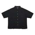 CHASE AUTHENTICS Womens Black Plain Shirt XL Button Casual Cotton Relaxed Fit