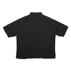 CHASE AUTHENTICS Womens Black Plain Shirt XL Button Casual Cotton Relaxed Fit