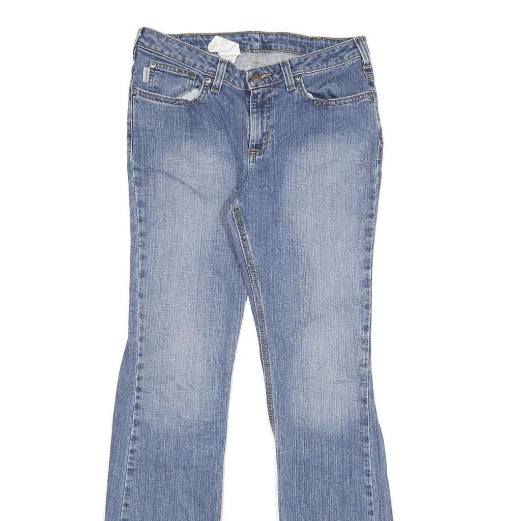 CARHARTT Womens Jeans Blue Classic Flared Denim Medium W32 L34
