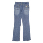 CARHARTT Womens Jeans Blue Classic Flared Denim Medium W32 L34