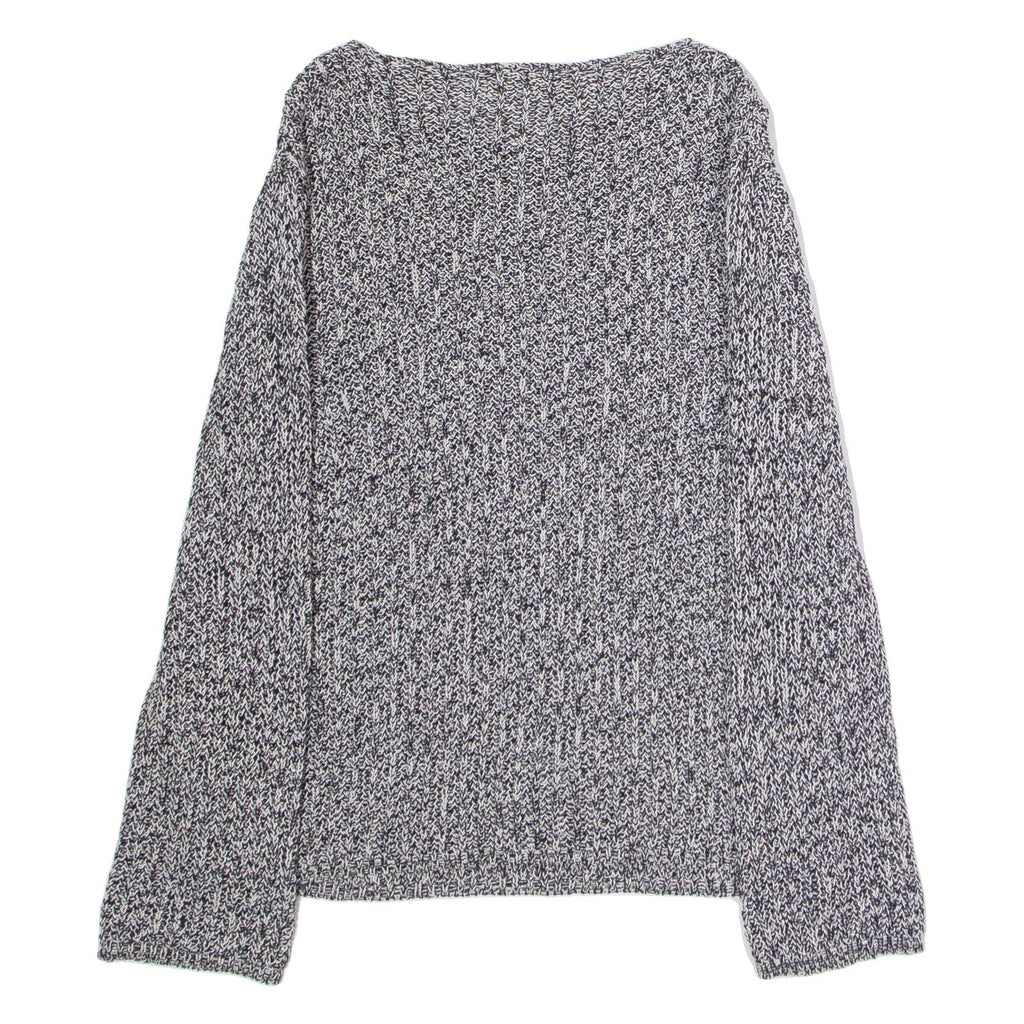 MASSIMO DUTTI Womens Jumper Black Chunky Knit XS