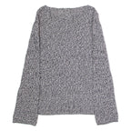 MASSIMO DUTTI Womens Jumper Black Chunky Knit XS