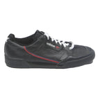 ADIDAS Continental 80 Mens Lace-Up Trainers Black Leather UK 10.5 Retro Casual