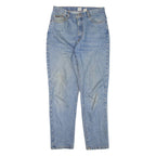 CALVIN KLEIN JEANS Womens Jeans Blue Regular Tapered Stone Wash W31 L30