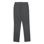 COTTON TRADERS Womens Grey Slim Skinny Woven Trousers W26 L29 Zip Pockets