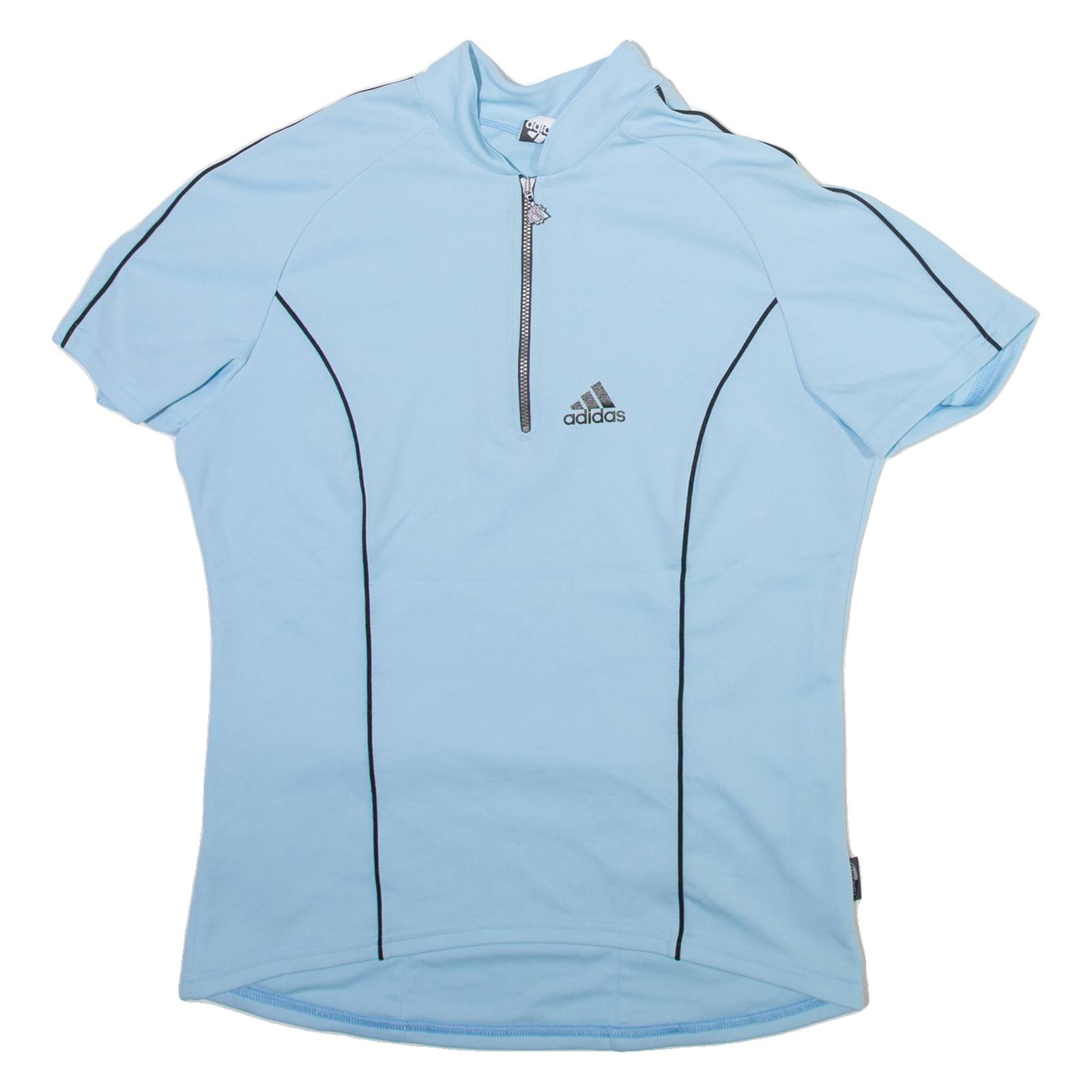 ADIDAS Mens Jersey Blue 1/4 Zip L