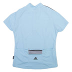 ADIDAS Mens Jersey Blue 1/4 Zip L