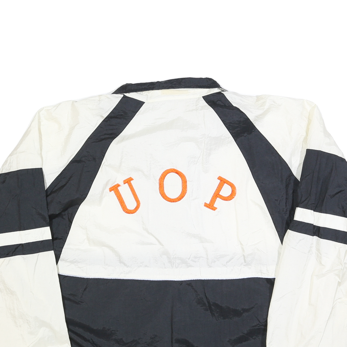 ASICS Mens Black & White Lightweight Zip Up Track Jacket L Polyester Blend