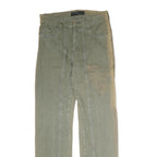 YANFENG JEANS Mens Regular Cotton Jeans Beige & Green W32 L33 Stylish Casual