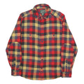 WOOLRICH Mens Red & Yellow Checked Cotton Shirt M Casual Flannel Outdoor