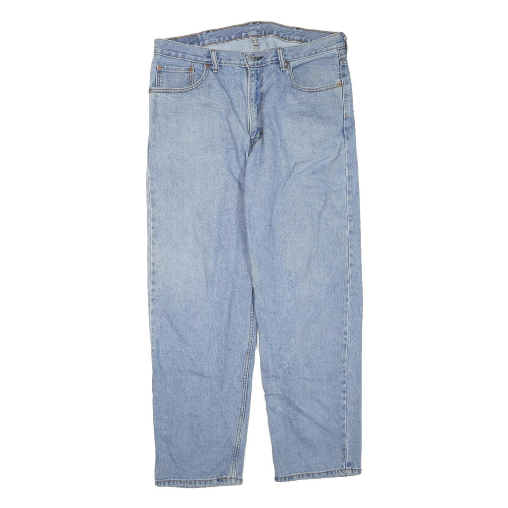 LEVI'S 550 Tapered Mens Jeans Blue Regular Denim Light W38 L32 Classic Cotton