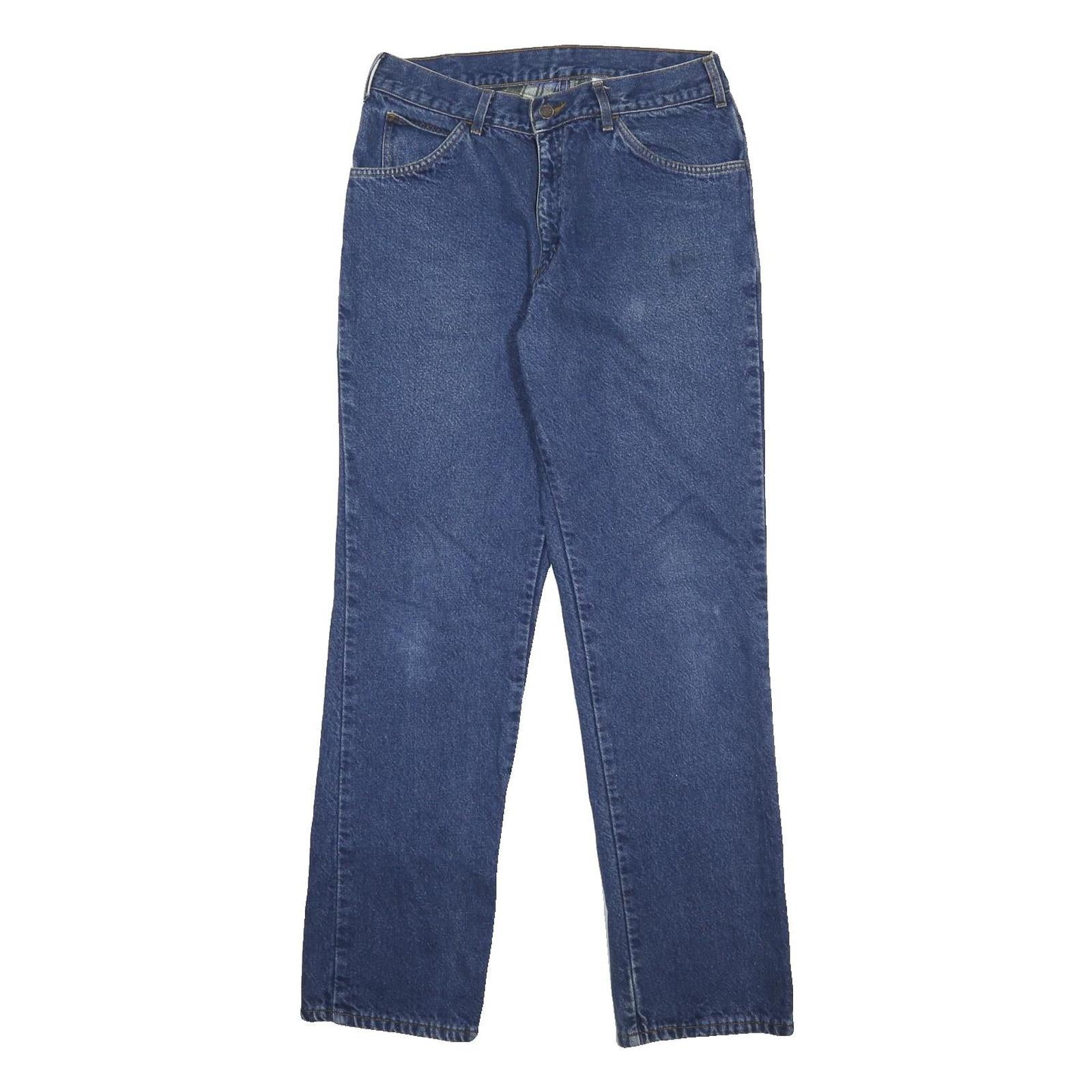 DICKIES Blanket Lined Mens Blue Regular Fit Straight Jeans W30 L31 Workwear
