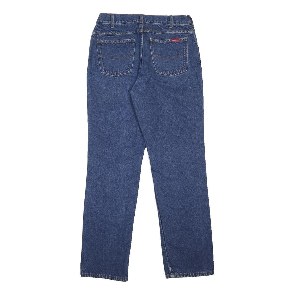 DICKIES Blanket Lined Mens Blue Regular Fit Straight Jeans W30 L31 Workwear