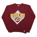 LOGO 7 Womens Maroon Redskins Crew Neck M Cotton Blend Sweatshirt NFL