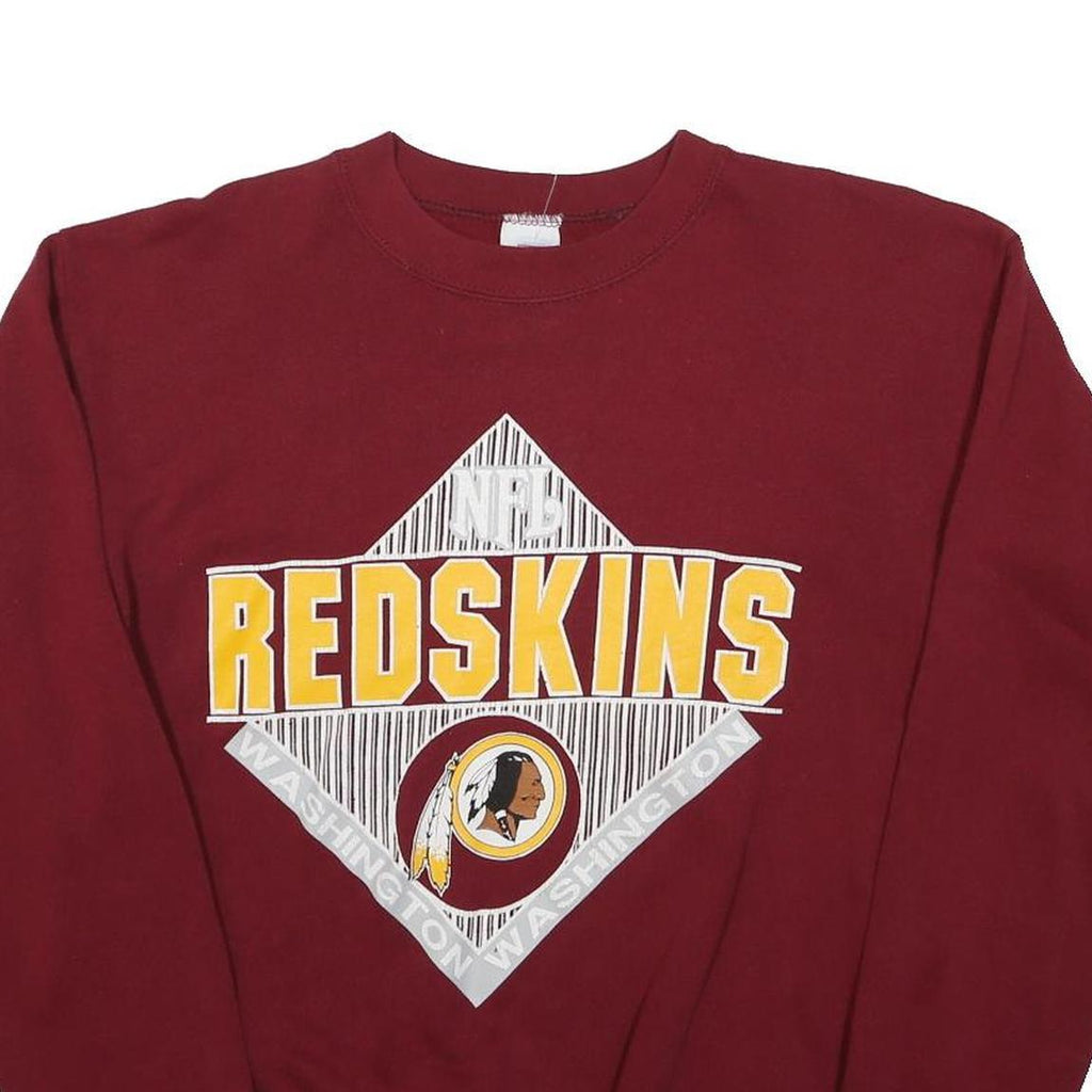 LOGO 7 Womens Maroon Redskins Crew Neck M Cotton Blend Sweatshirt NFL