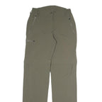 REGATTA Womens Polyester Green Regular Zip Trousers W25 L30 Outdoor Hiking