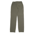 REGATTA Womens Polyester Green Regular Zip Trousers W25 L30 Outdoor Hiking