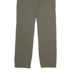 REGATTA Womens Polyester Green Regular Zip Trousers W25 L30 Outdoor Hiking