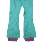 BURTON Mens Polyester Blend Blue Regular Flared Trousers W34 L31 Outdoor Winter