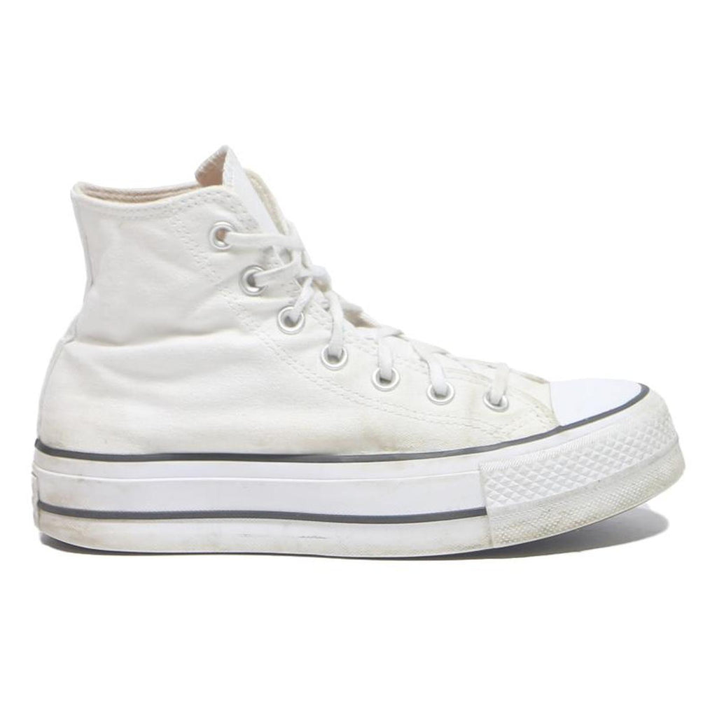 CONVERSE Chuck Taylor All Star Womens High Top Trainers White Canvas UK 5.5