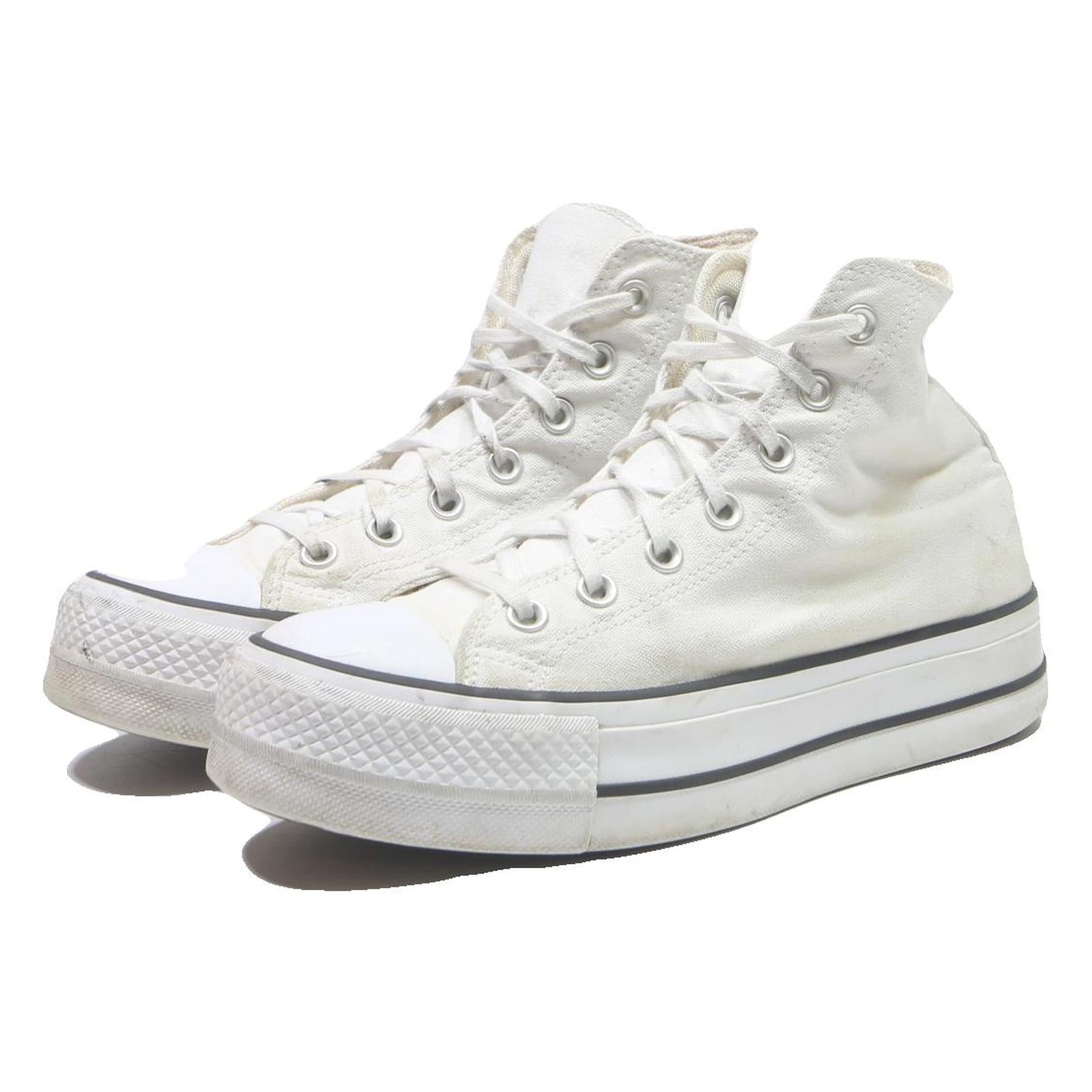 CONVERSE Chuck Taylor All Star Womens High Top Trainers White Canvas UK 5.5
