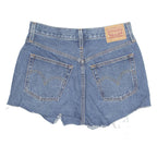 LEVI'S Cut Off 501 Womens Denim Shorts Blue M W29