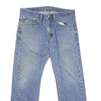 LEVI'S 505 Mens Jeans Blue Regular Straight Denim Medium W34 L29 Classic Fit