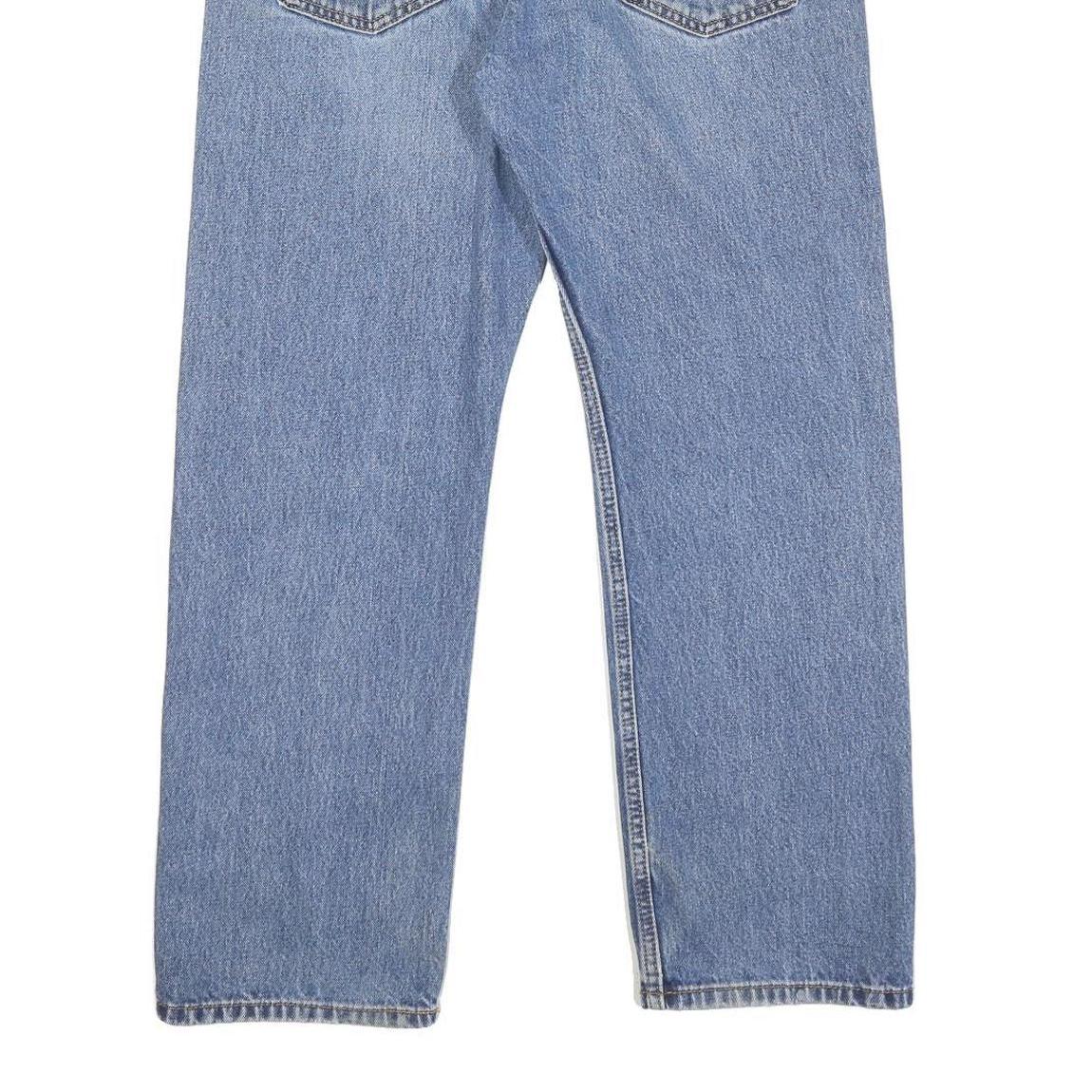 LEVI'S 505 Mens Jeans Blue Regular Straight Denim Medium W34 L29 Classic Fit