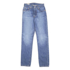 LEVI'S 501 BIG E Womens Jeans Blue Regular Straight Denim Medium W24 L32 Classic