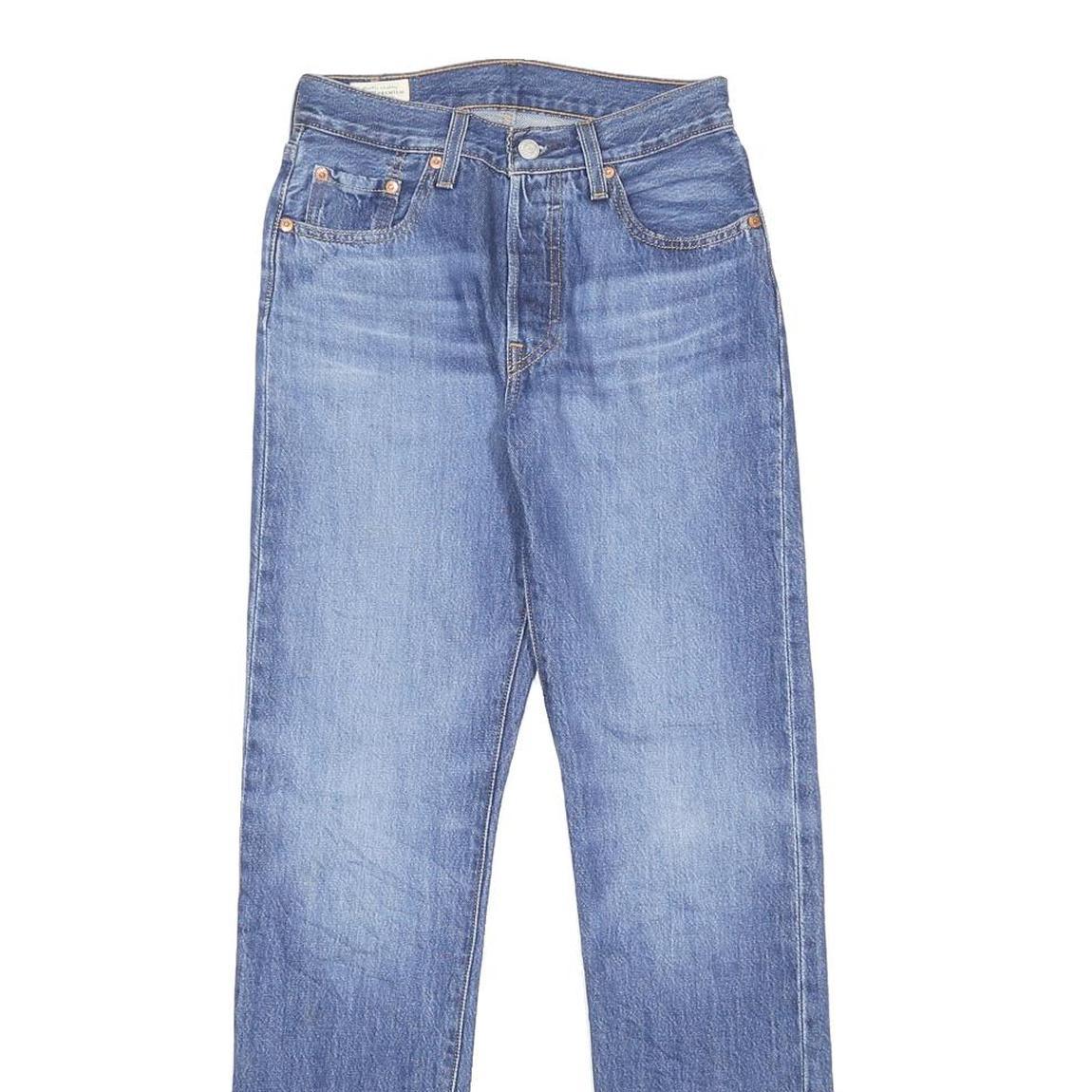 LEVI'S 501 BIG E Womens Jeans Blue Regular Straight Denim Medium W24 L32 Classic
