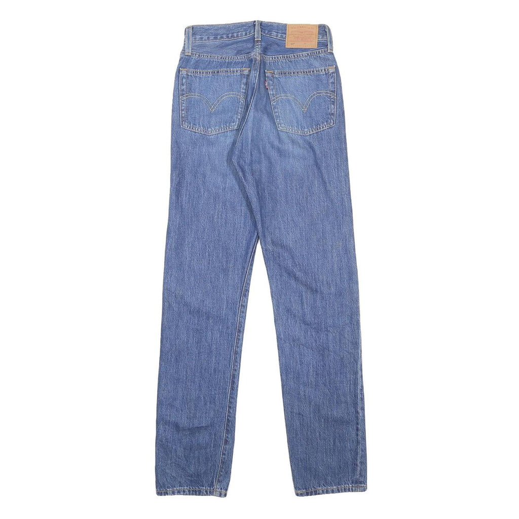 LEVI'S 501 BIG E Womens Jeans Blue Regular Straight Denim Medium W24 L32 Classic